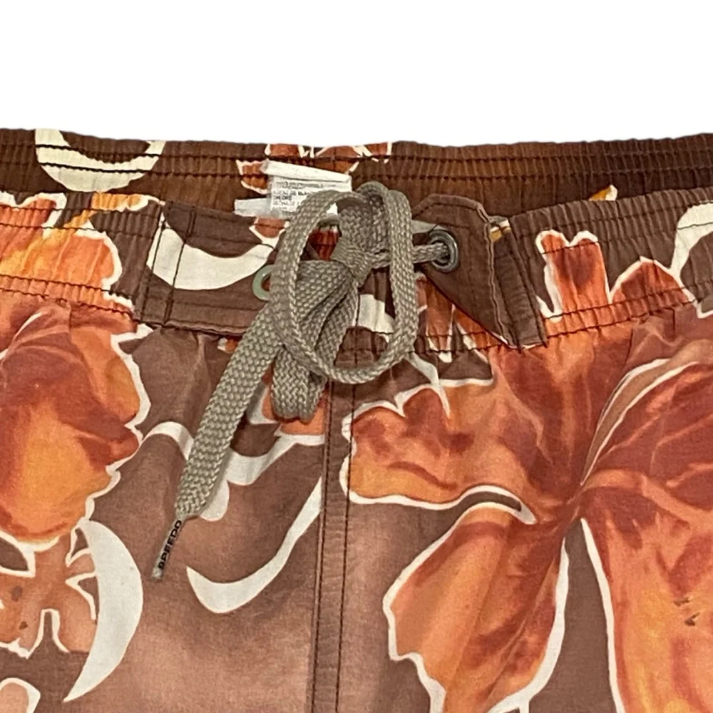 Speedo Tropical Print Surfer Shorts Swim Trunks - GUC - Men’s XL